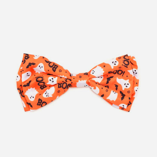 Spooky festive Halloween Bowtie with Velcro attached.