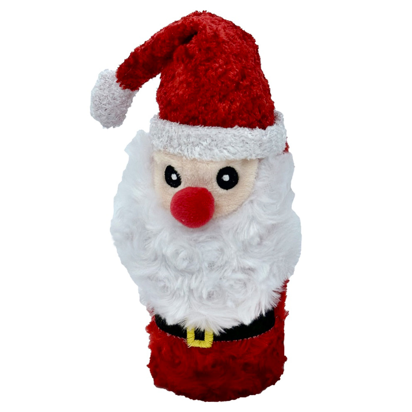 Pet Lou Squeaky Santa water bottle dog toy