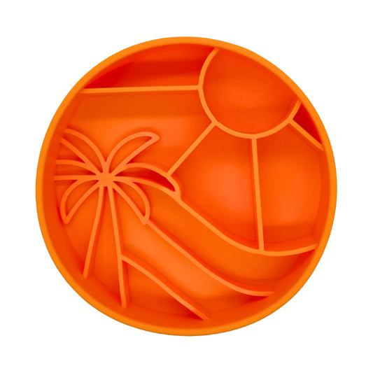 Happy Dingos Tangerine Coco Loco Feeder Mat