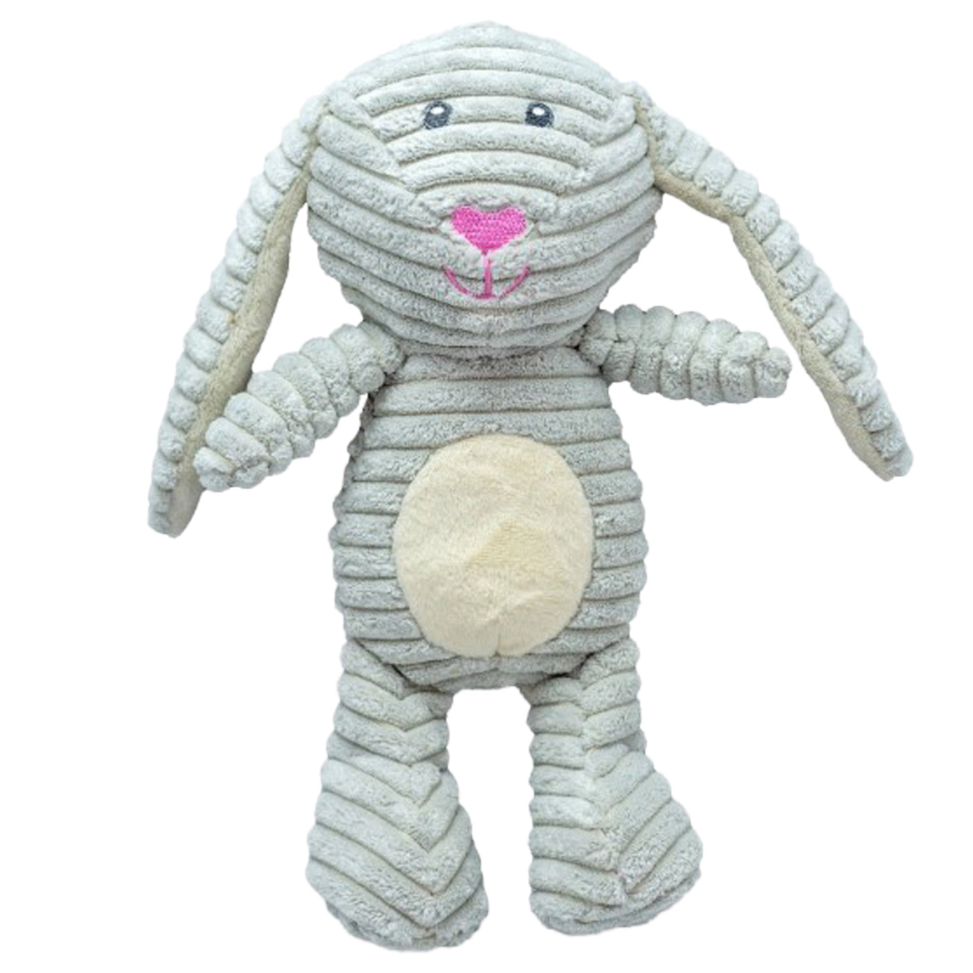 Corduroy Plush Grey Rabbit Pet toy