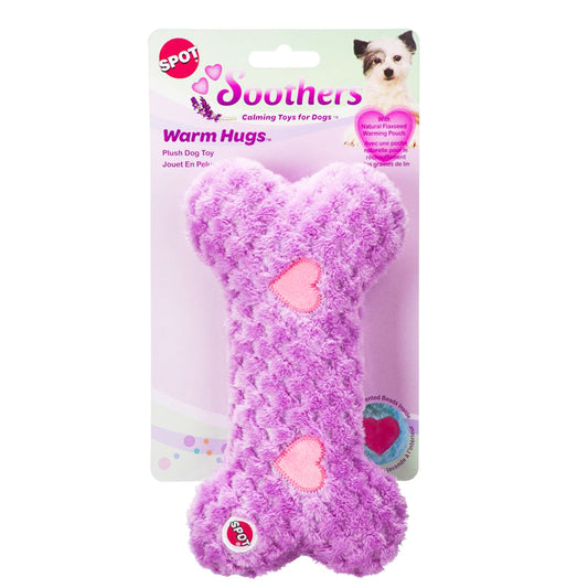 Soothers Warm hug puppy comforting plush bone toy