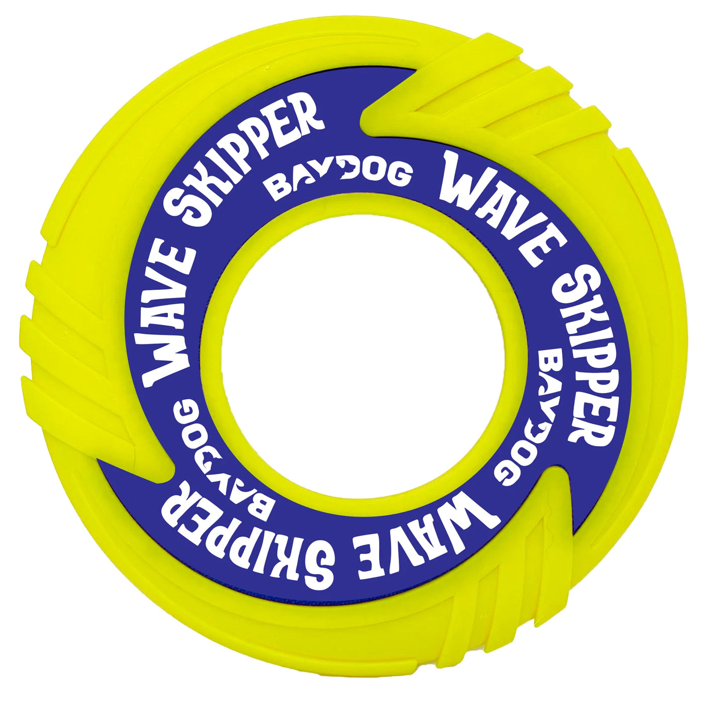 BAYDOG Wave Skipper Frisbee in Yellow and Blue