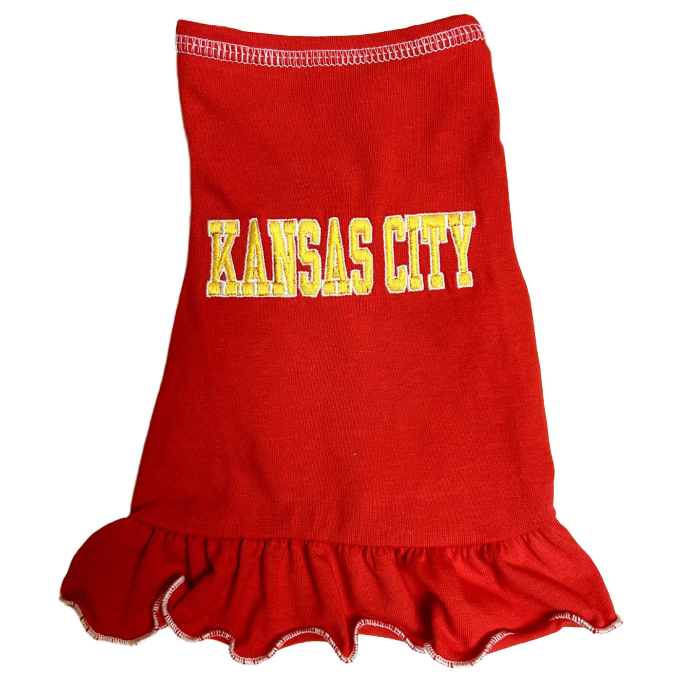CHIEFS CHEERLEADER Dress Land Of Paws Kc chiefs-cheerleader-dress-land-of-paws-kc