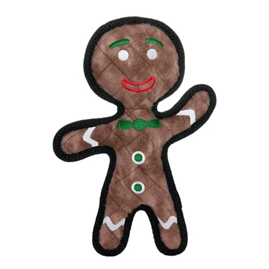 durable gingerbread toy for dogs