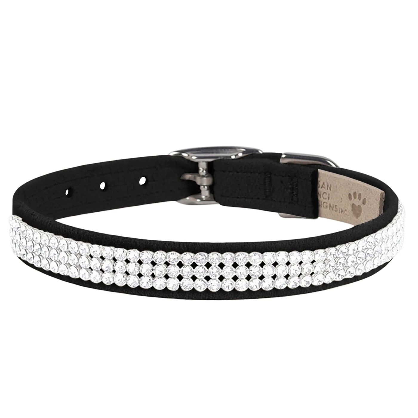 Collared Land Crystal Black Collar – land of paws kc